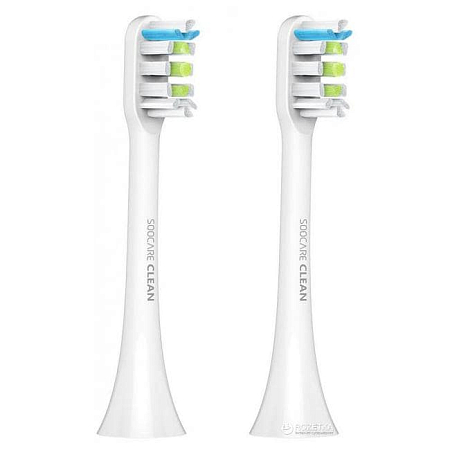 Сменная насадка для Зубной щетки soocare X3 (White) 2шт.