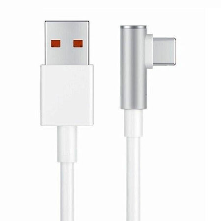 Кабель USB - Type-C Xiaomi 6A L-shaped 1.5м (BHR6324CN) White