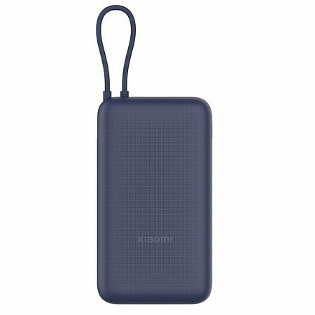 Внешний аккумулятор Xiaomi Power Bank With Cable USB-C 20000mAh 33W Pocket Version (BHR8975GL) синий