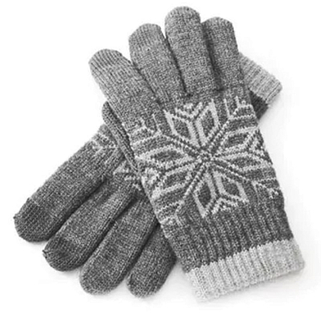 Перчатки для сенсорных экранов (Серый)