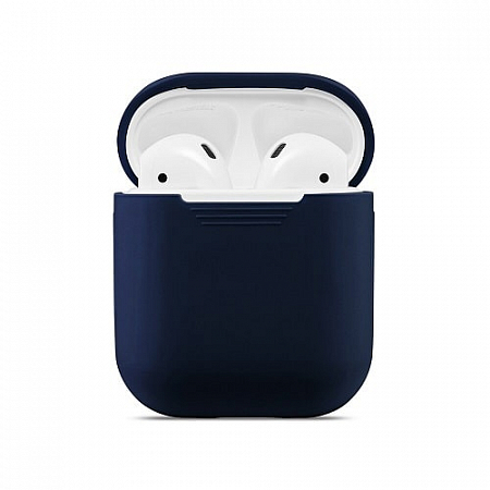 Силиконовый чехол для AirPods Темно-синий