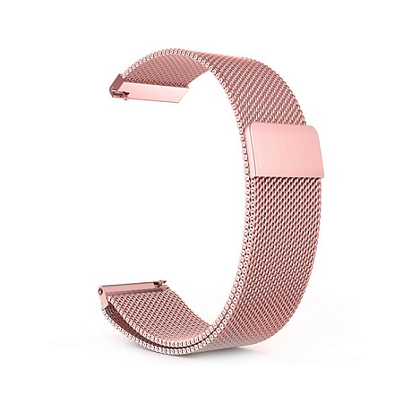 Миланский сетчатый браслет для Amazfit Bip Metal Rose Gold (Магнитный замок)